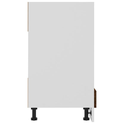 Mobile Da Forno Lyon 60X46X81,5 Cm Rovere Fumo