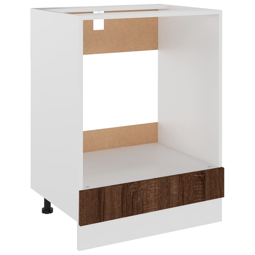 Mobile Da Forno Lyon 60X46X81,5 Cm Rovere Marrone