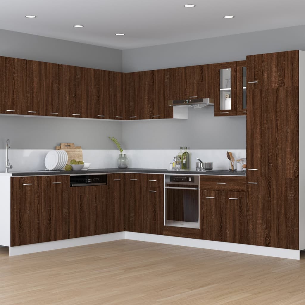 Mobile Da Forno Lyon 60X46X81,5 Cm Rovere Marrone
