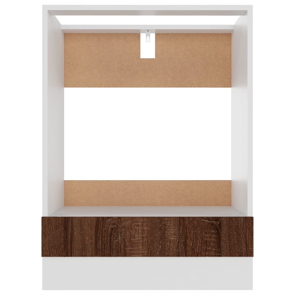 Mobile Da Forno Lyon 60X46X81,5 Cm Rovere Marrone