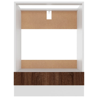 Mobile Da Forno Lyon 60X46X81,5 Cm Rovere Marrone