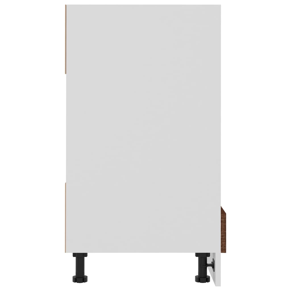 Mobile Da Forno Lyon 60X46X81,5 Cm Rovere Marrone