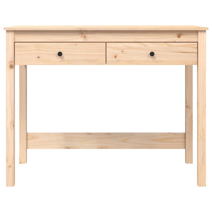 Scrivania Con Cassetti 100X50X78 Cm In Legno Massello Di Pino