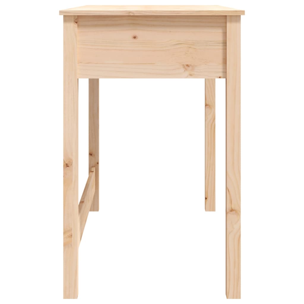 Scrivania Con Cassetti 100X50X78 Cm In Legno Massello Di Pino