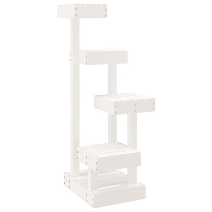 Albero Per Gatti 45,5X49X103Cm In Legno Massello Di Pino