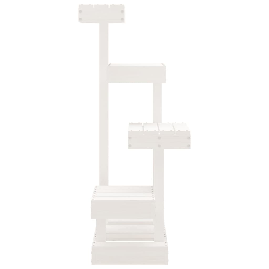Albero Per Gatti 45,5X49X103Cm In Legno Massello Di Pino
