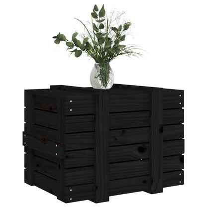 Contenitore Portaoggetti 58X40,5X42 Cm Legno Massello Pino