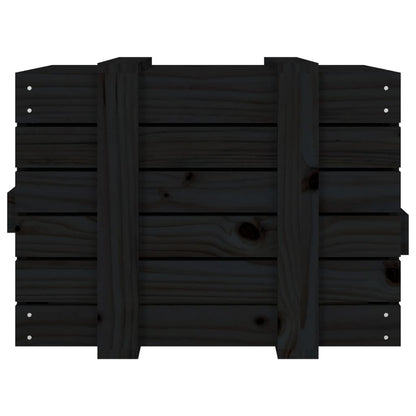 Contenitore Portaoggetti 58X40,5X42 Cm Legno Massello Pino