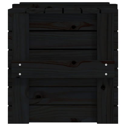 Contenitore Portaoggetti 58X40,5X42 Cm Legno Massello Pino