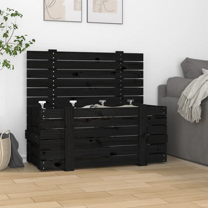 Contenitore Portaoggetti 58X40,5X42 Cm Legno Massello Pino
