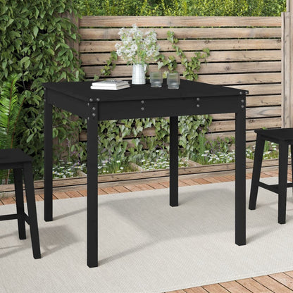Tavolo Da Giardino 203,5X100X76 Cm In Legno Massello Di Pino