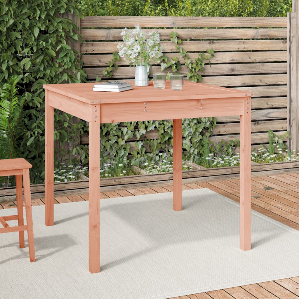 Tavolo Da Giardino 203,5X100X76 Cm In Legno Massello Di Pino