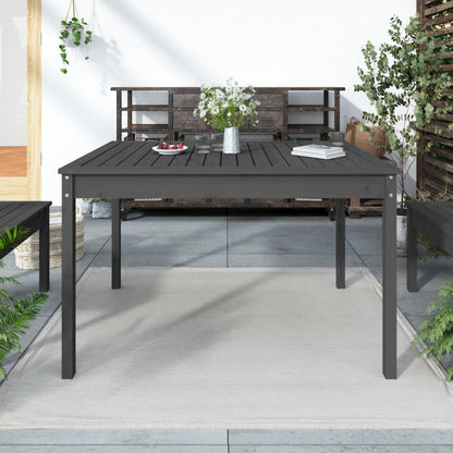 Tavolo Da Giardino 203,5X100X76 Cm In Legno Massello Di Pino
