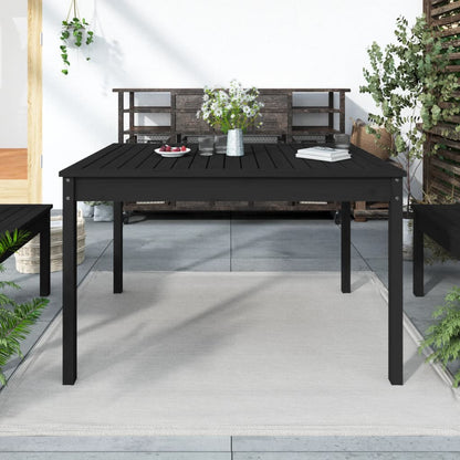 Tavolo Da Giardino 203,5X100X76 Cm In Legno Massello Di Pino