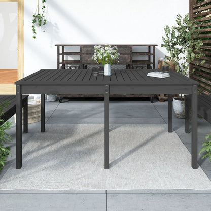 Tavolo Da Giardino 203,5X100X76 Cm In Legno Massello Di Pino