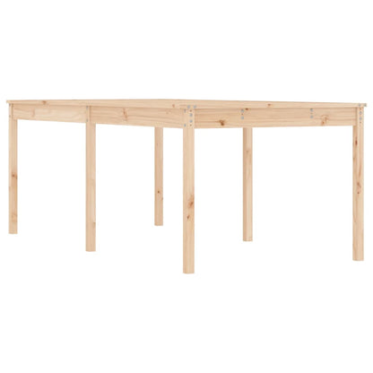 Tavolo Da Giardino 203,5X100X76 Cm In Legno Massello Di Pino
