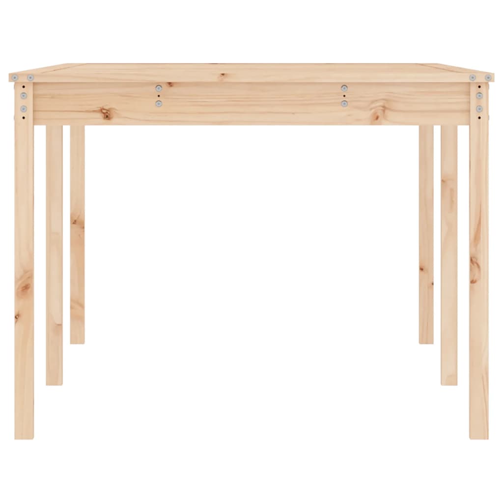 Tavolo Da Giardino 203,5X100X76 Cm In Legno Massello Di Pino
