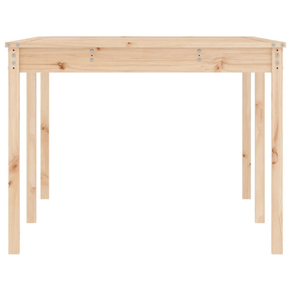 Tavolo Da Giardino 203,5X100X76 Cm In Legno Massello Di Pino