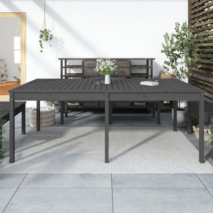Tavolo Da Giardino 203,5X100X76 Cm In Legno Massello Di Pino