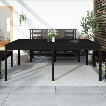 Tavolo Da Giardino 203,5X100X76 Cm In Legno Massello Di Pino