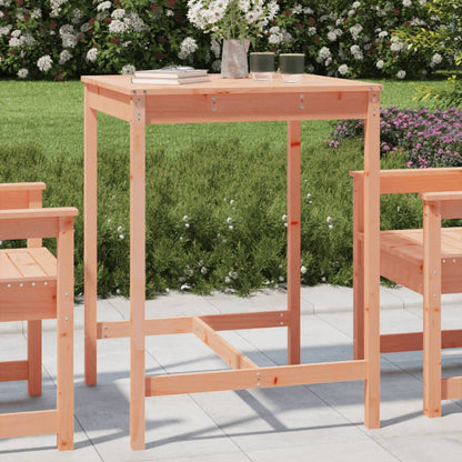 Tavolo Da Giardino Bianco 159,5X82,5X110 Cm Legno Massello Pino