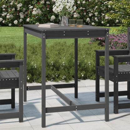Tavolo Da Giardino Bianco 159,5X82,5X110 Cm Legno Massello Pino