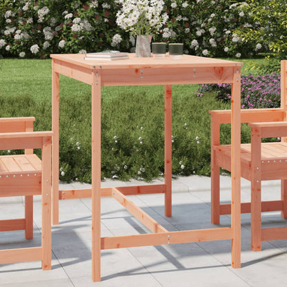 Tavolo Da Giardino Bianco 159,5X82,5X110 Cm Legno Massello Pino