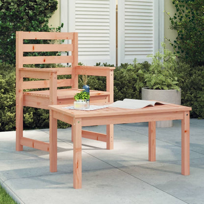 Tavolo Da Giardino Nero 82,5X82,5X45 Cm Legno Massello Di Pino