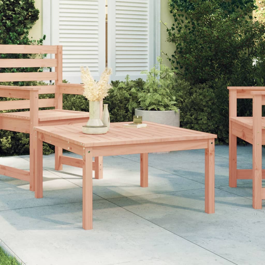 Tavolo Da Giardino Nero 82,5X82,5X45 Cm Legno Massello Di Pino