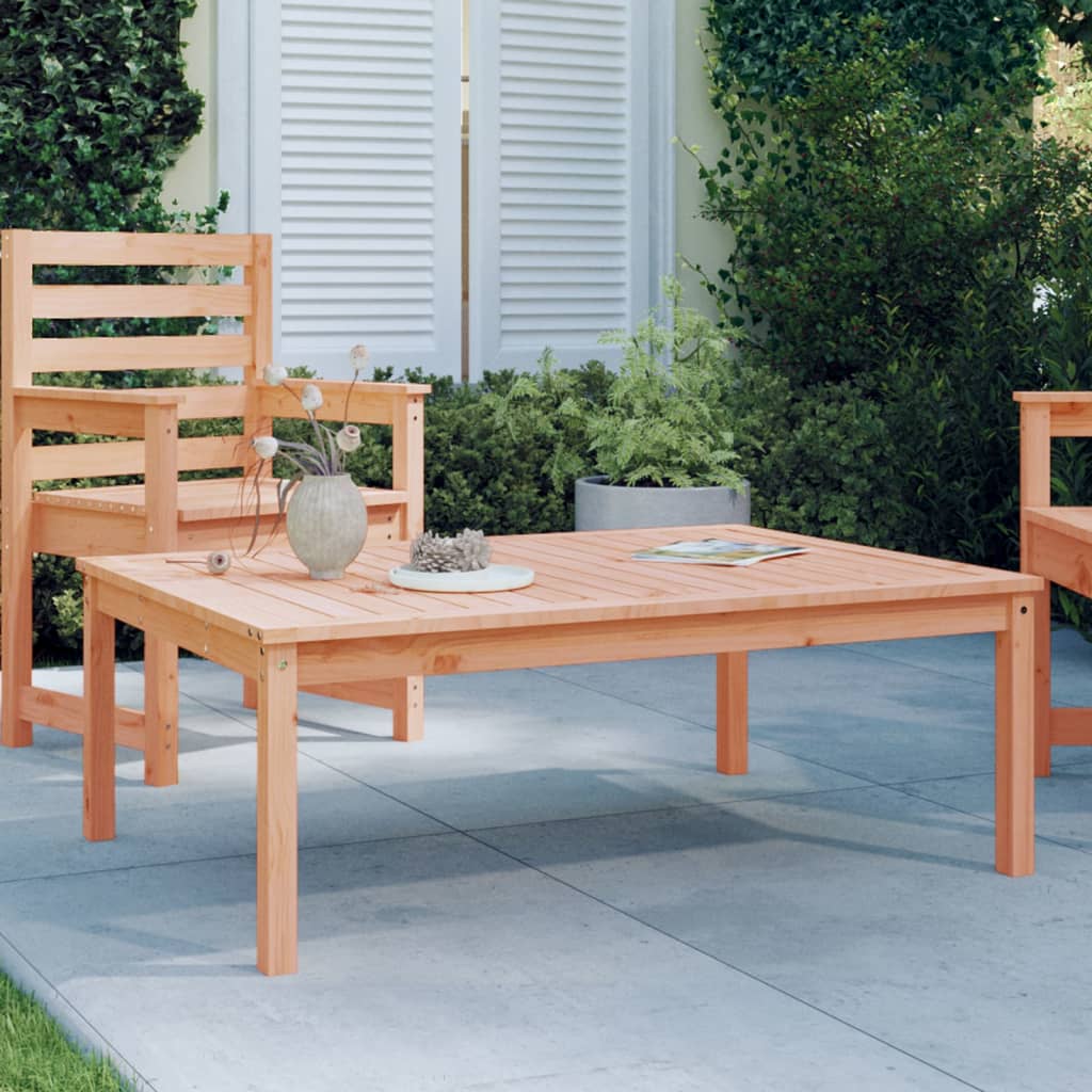 Tavolo Da Giardino Nero 82,5X82,5X45 Cm Legno Massello Di Pino