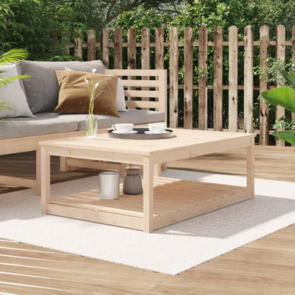 Tavolo Da Giardino 82,5X50,5X45 Cm In Legno Massello Di Pino