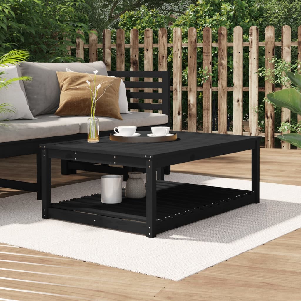 Tavolo Da Giardino 82,5X50,5X45 Cm In Legno Massello Di Pino