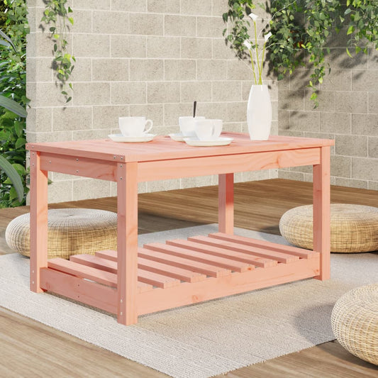 Tavolo Da Giardino 82,5X50,5X45 Cm In Legno Massello Di Pino