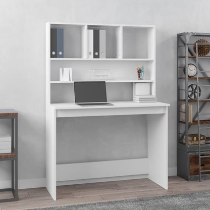 Scrivania Mensole 102X45X148 Cm Legno Multistrato