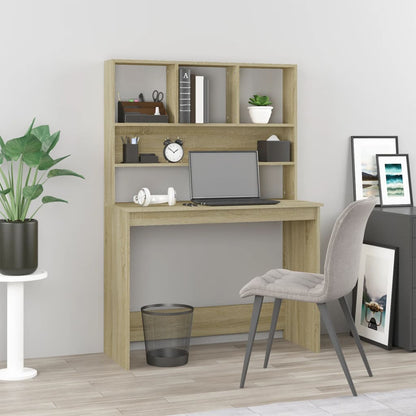 Scrivania Mensole 102X45X148 Cm Legno Multistrato