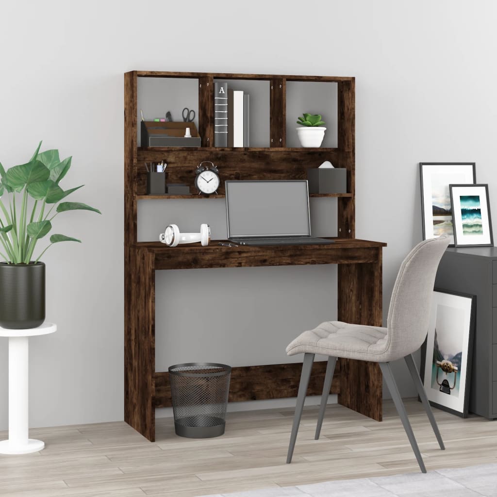 Scrivania Mensole 102X45X148 Cm Legno Multistrato