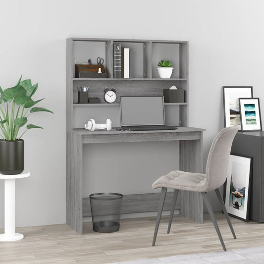 Scrivania Mensole 102X45X148 Cm Legno Multistrato