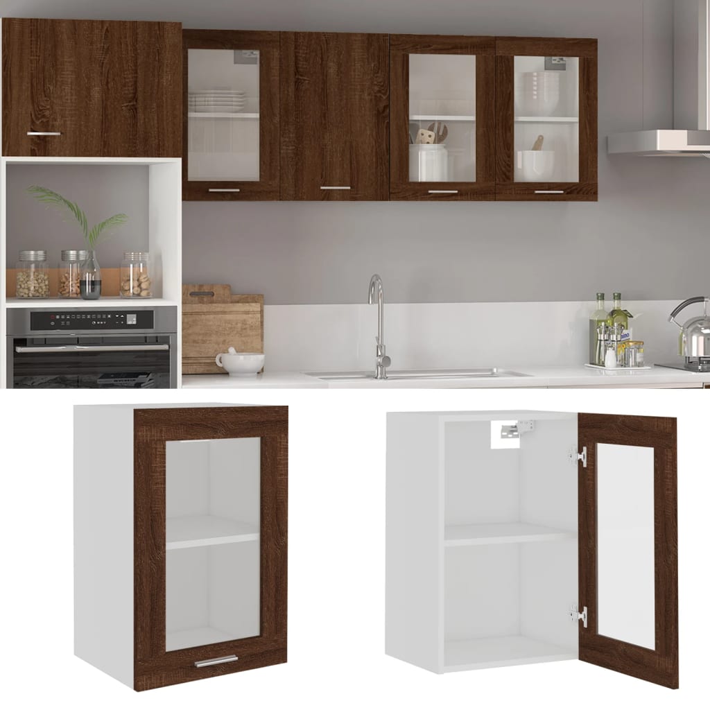 Mobile Da Forno Lyon 60X46X81,5 Cm Rovere Marrone