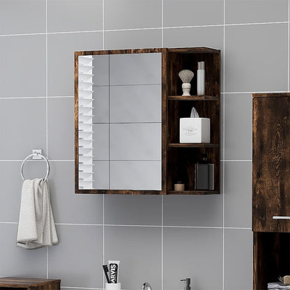 Mobile Da Bagno A Specchio 62,5X20,5X64 Cm Legno