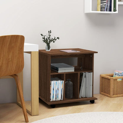 Mobiletto Con Ruote 60X45X60 Cm In Legno Multistrato