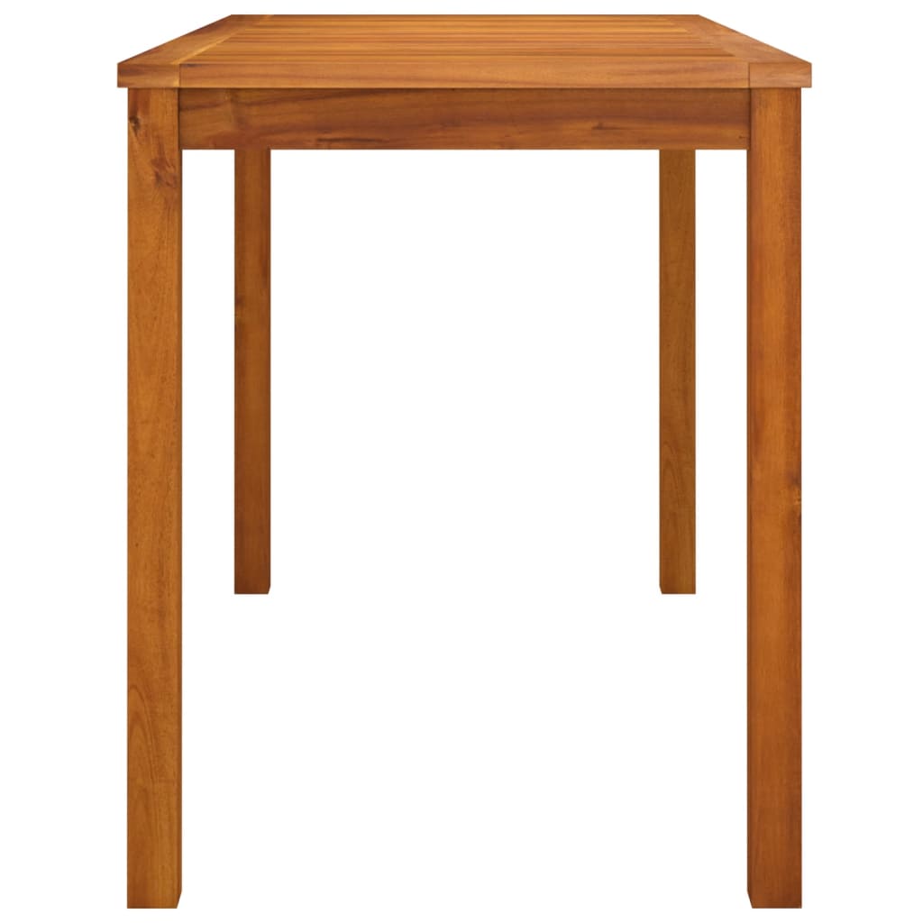 Tavolo Da Giardino 110X55X67 Cm Legno Massello D'acacia