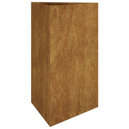 Fioriera Da Giardino 50X43X75 Cm In Acciaio Corten