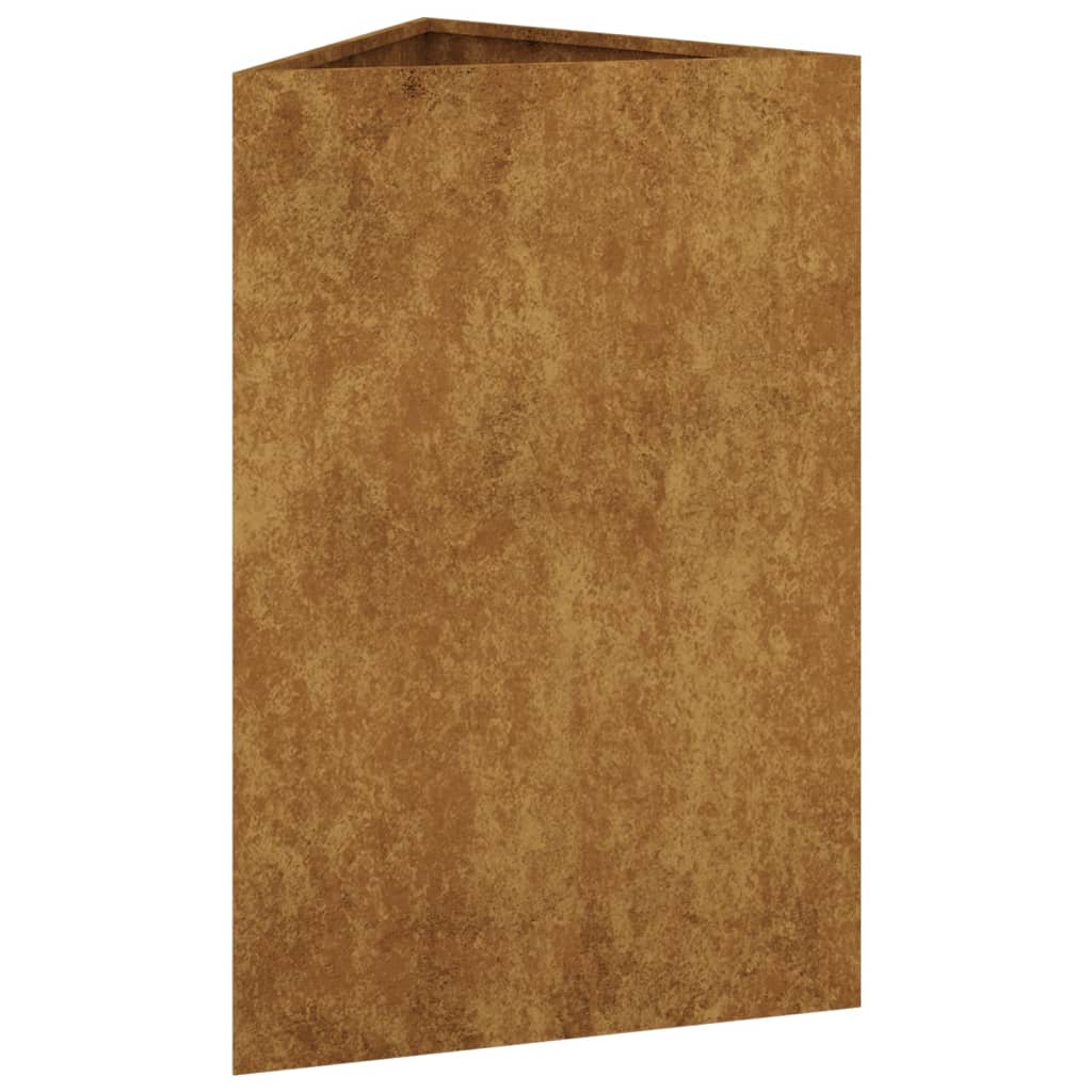 Fioriera Da Giardino 50X43X75 Cm In Acciaio Corten