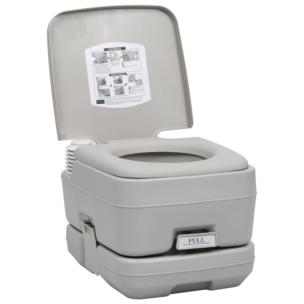 Set Toilette Da Campeggio Portatile E Supporto Lavamani