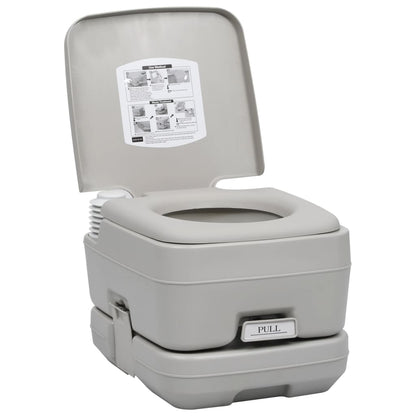 Set Toilette Da Campeggio Portatile E Supporto Lavamani