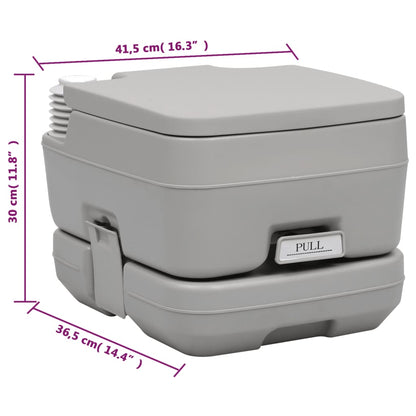 Set Toilette Da Campeggio Portatile E Supporto Lavamani