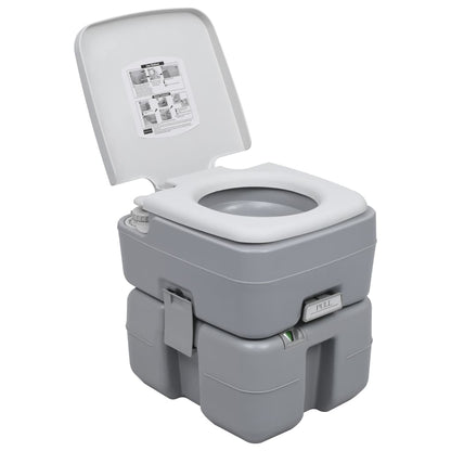 Set Toilette Da Campeggio Portatile E Supporto Lavamani