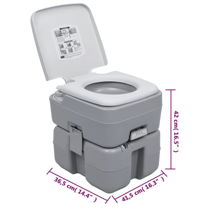Set Toilette Da Campeggio Portatile E Supporto Lavamani