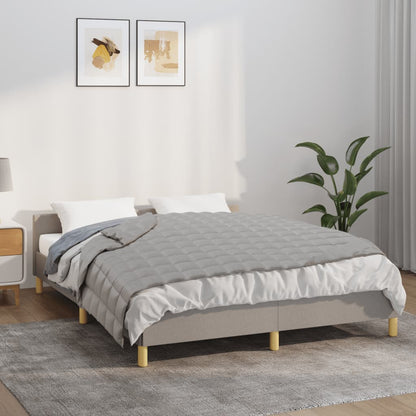 Coperta Ponderata Grigia Tessuto Grigio