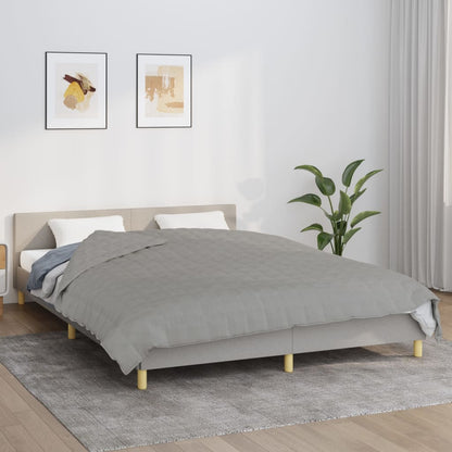 Coperta Ponderata Grigia Tessuto Grigio